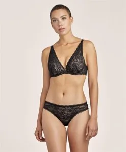 Soutien-gorge Push-up Foulard AUBADE "Rosessence" HK81 - Noir -Vente de soutien-gorge pas cher Soutien gorge20push up20foulard20AUBADE2022Rosessence2220HK8120 20Noir 1