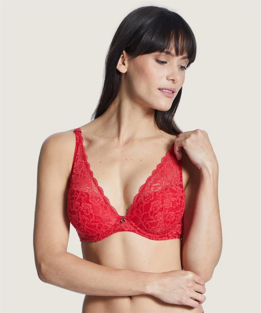 Soutien-gorge Push-up Foulard AUBADE "Rosessence" HK81 - Rouge Gala 1 Soutien-gorge Push-up Foulard AUBADE "Rosessence" HK81 - Rouge Gala