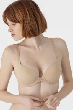 Soutien-gorge Push-up Plongeant MAISON LEJABY " Nufit" 171231 - Power Skin 389