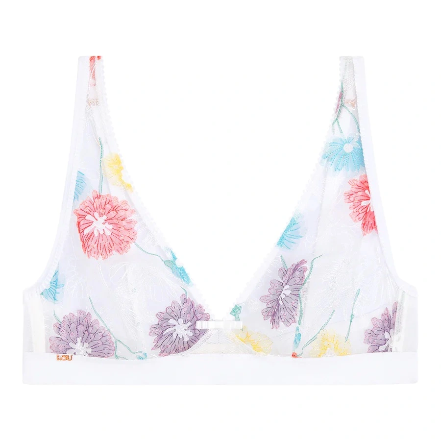 Soutien-gorge Sans Armatures LOU "Jardin D'Hiver" 51341 - Ivoire 011 4 Soutien-gorge Sans Armatures LOU "Jardin D'Hiver" 51341 - Ivoire 011 – Image 4