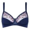 Soutien-gorge Sans Armatures En 3 Parties Enveloppant CHANTELLE "Every Curve" C16B20 - Bleu Danube Multicolore 0BX