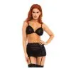 Soutien-gorge Sexy & Jupe Porte-jarretelle - 2 Pièces - LEG AVENUE 81601 - Noir 001