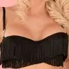 Soutien-gorge Sexy Armature & Franges FOLIES RENAUD "Astrid" 2773B - Noir