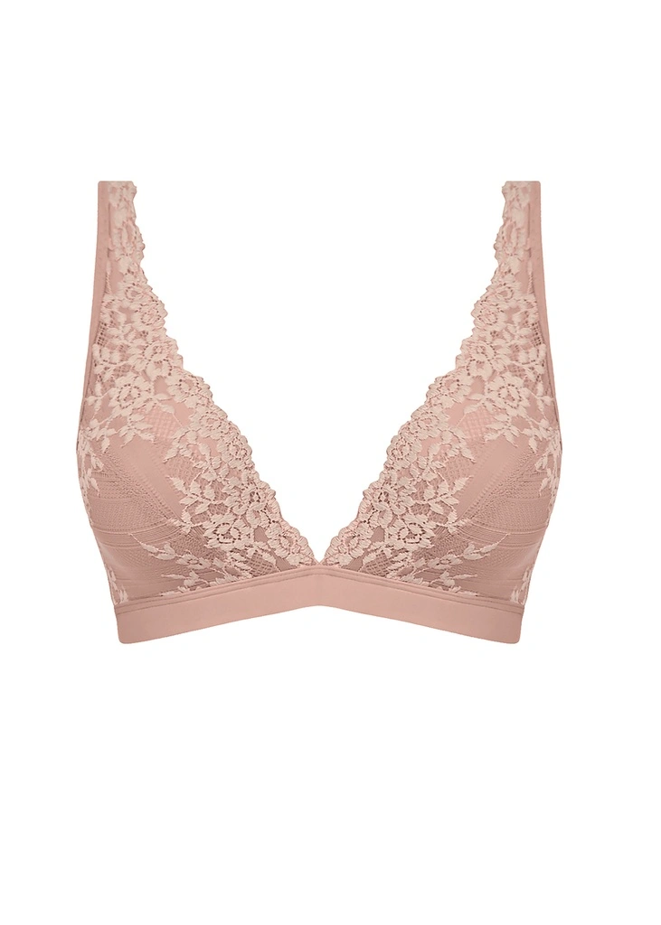 Soutien-gorge Triangle Sans Armature WACOAL "Embrace Lace" WA852191 - Rose 953 4 Soutien-gorge Triangle Sans Armature WACOAL "Embrace Lace" WA852191 - Rose 953 – Image 4