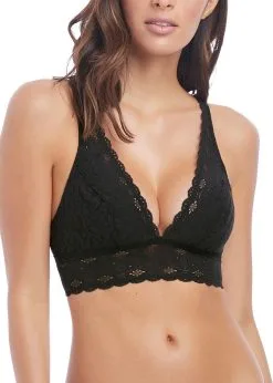 Soutien-gorge Triangle Sans Armature WACOAL "Halo Lace" WA811205 - Noir BLK