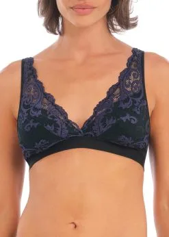 Soutien-gorge Triangle Sans Armature WACOAL "Instant Icon" WA810322 - Black Eclipse 963