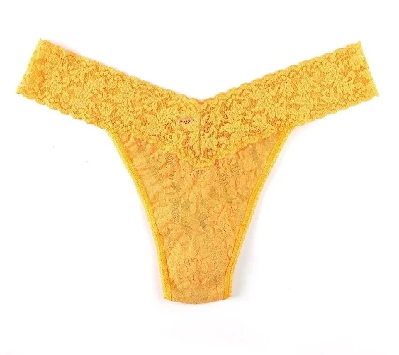 String Dentelle Stretch HANKY PANKY "Original Rise Thong" 4811P - Ginger Shot GSHO 3 String Dentelle Stretch HANKY PANKY "Original Rise Thong" 4811P - Ginger Shot GSHO – Image 3