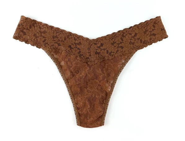 String Dentelle Stretch HANKY PANKY "Original Rise Thong" 4811P - Macchiato MACB 2 String Dentelle Stretch HANKY PANKY "Original Rise Thong" 4811P - Macchiato MACB – Image 2