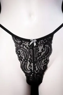 String Sexy FOLIES RENAUD "Reglisse" 4219B - Noir