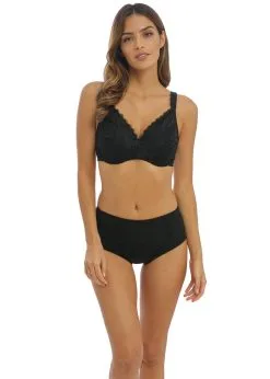 Slip Galbant WACOAL "Raffine" WE148009 - Noir BLK -Vente de soutien-gorge pas cher Tanga20WACOAL2022Raffine2220WE14800520 20Noir20BLK2028copie29