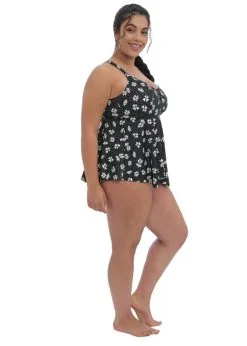 Tankni Moulé ELOMI "Plain Sailing" ES7271 - Black Daisy BDY -Vente de soutien-gorge pas cher Tankni20moulC3A920ELOMI2022Plain20Sailing2220ES727120 20Black20Daisy20BDY 1
