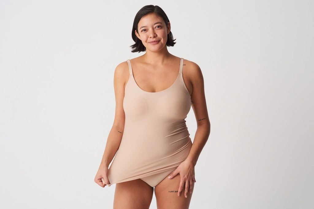 Top à Coques Stretch Invisible CHANTELLE "SoftStretch" C16A40 - Nude 0WU 1 Top à Coques Stretch Invisible CHANTELLE "SoftStretch" C16A40 - Nude 0WU