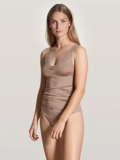 Top Larges Bretelles & Dentelle Durable CALIDA "Sensual Secrets" 12334 - Almondine 335 -Vente de soutien-gorge pas cher Top20larges20bretelles202620dentelle20durable20CALIDA2022Sensual20Secrets22201233420 20Almondine20335 1